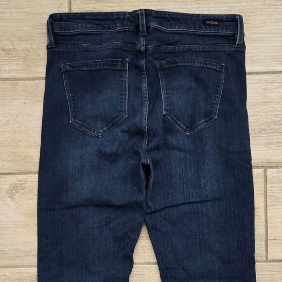 Liverpool The Crop Skinny Jeans Women's High Rise Super Stretchy Raw Hem 8/29 - Picture 4 of 9